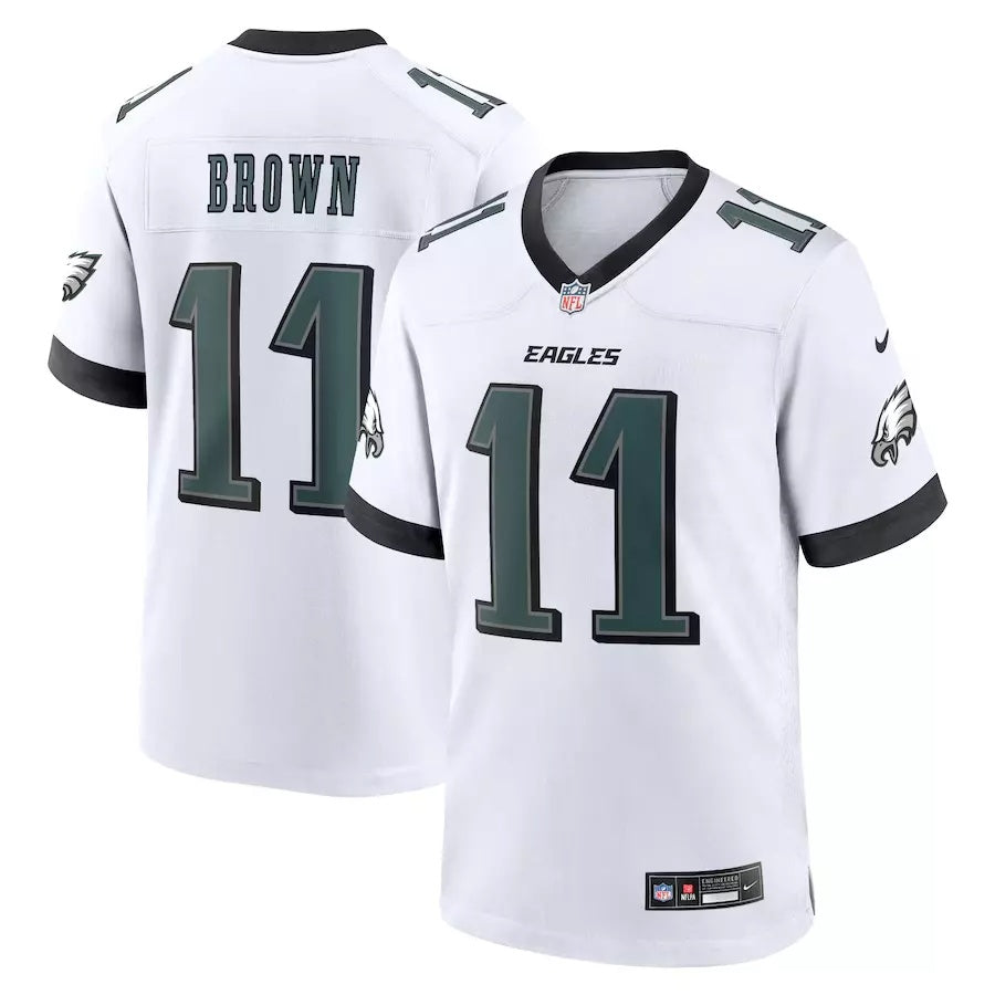 A.J. Brown Philadelphia Eagles Nike Game Player Jersey - White