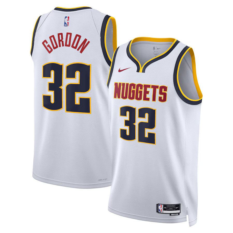 Aaron Gordon Denver Nuggets Nike Swingman Association Jersey - White