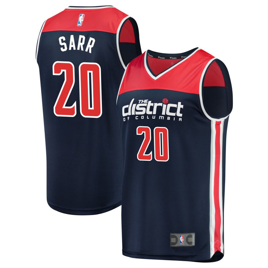 Alex Sarr Washington Wizards Nike Swingman Statement Jersey - Navy