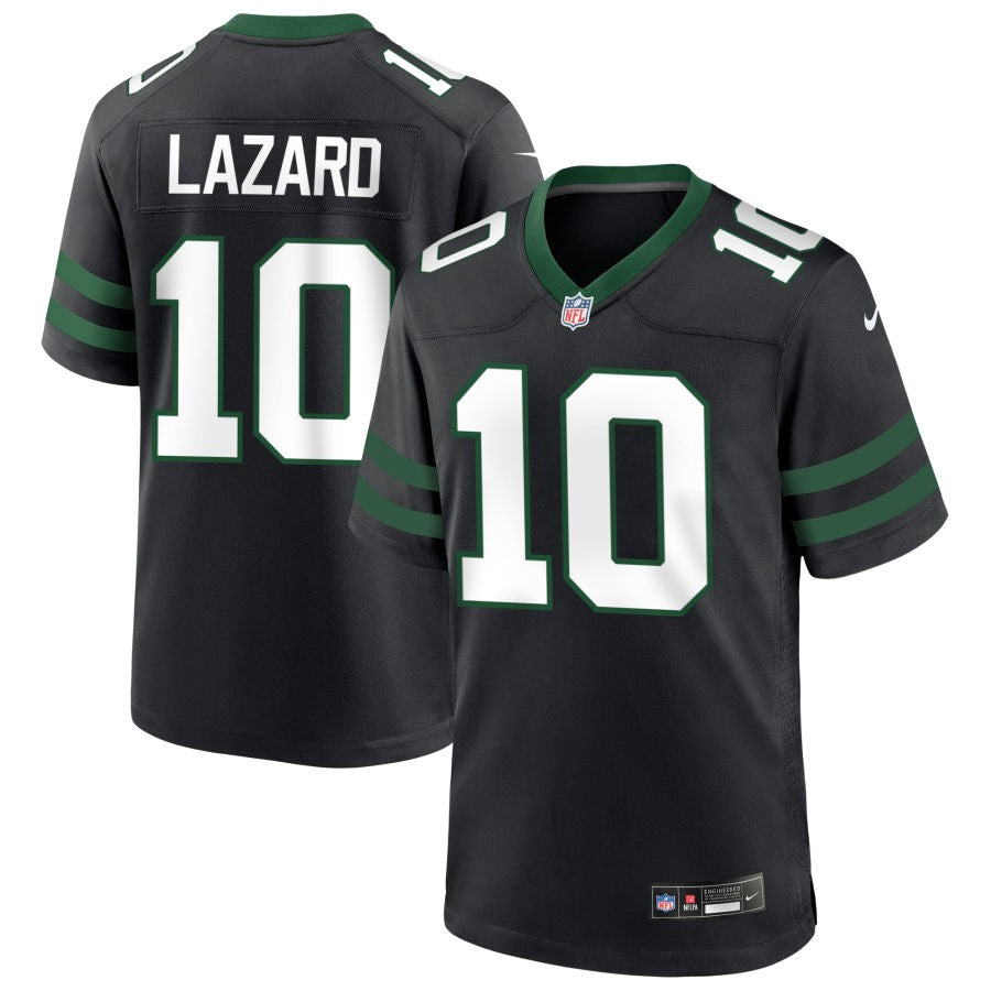 Allen Lazard New York Jets Nike Alternate Game Player Jersey - Legacy Black
