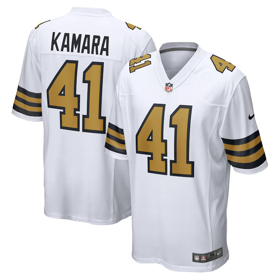 Alvin Kamara New Orleans Saints Nike Alternate Game Player Jersey - White