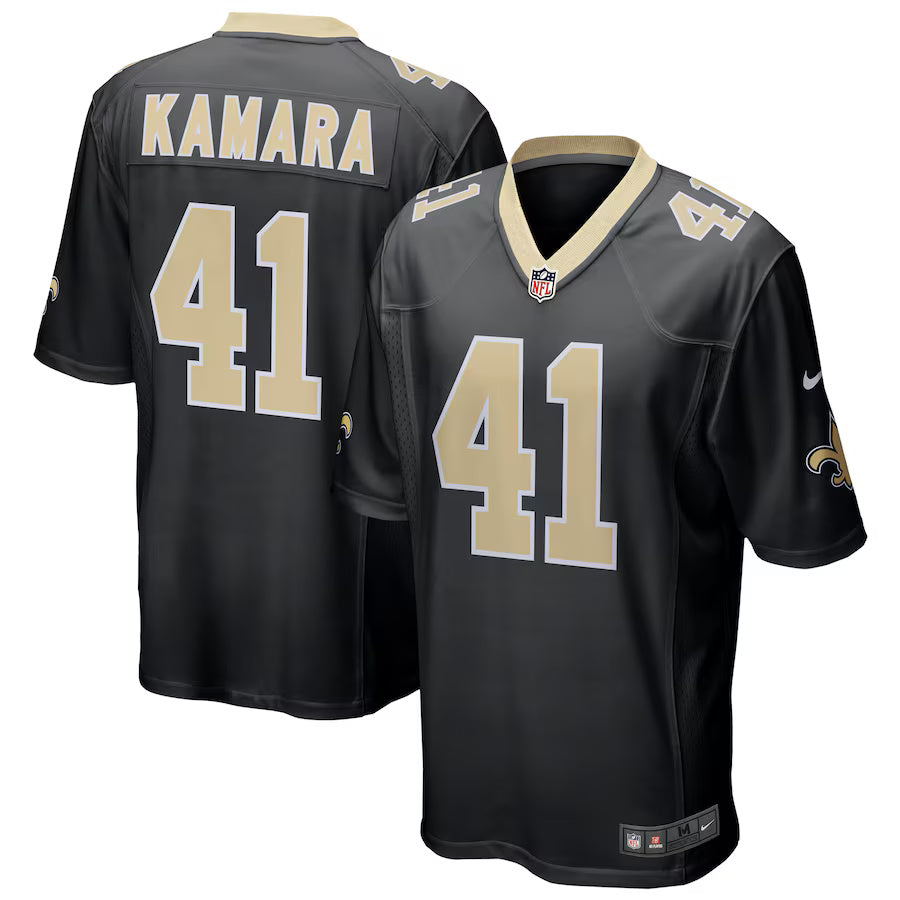 Alvin Kamara New Orleans Saints Nike Game Player Jersey - Black