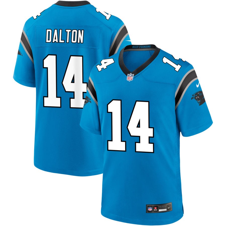 Andy Dalton Carolina Panthers Nike Alternate Game Player Jersey - Blue