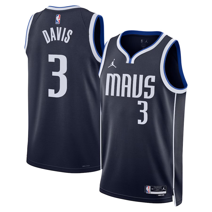 Anthony Davis Dallas Mavericks Nike Swingman Statement Jersey - Navy
