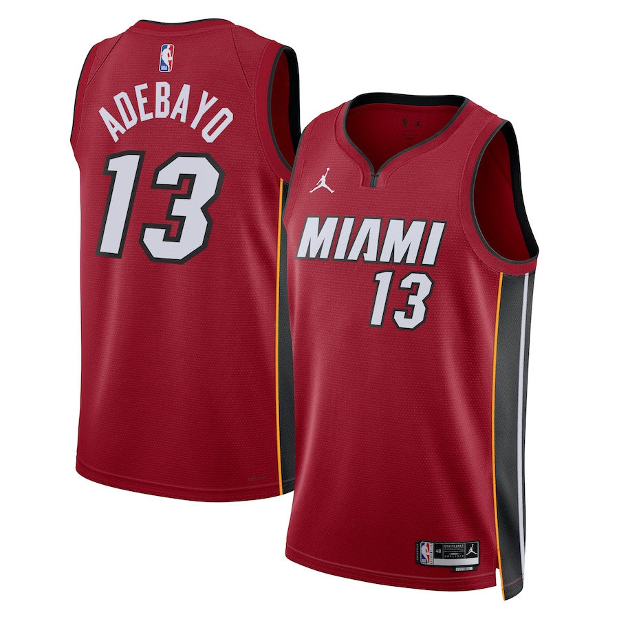 Bam Adebayo Miami Heat Nike Swingman Statement Jersey - Red