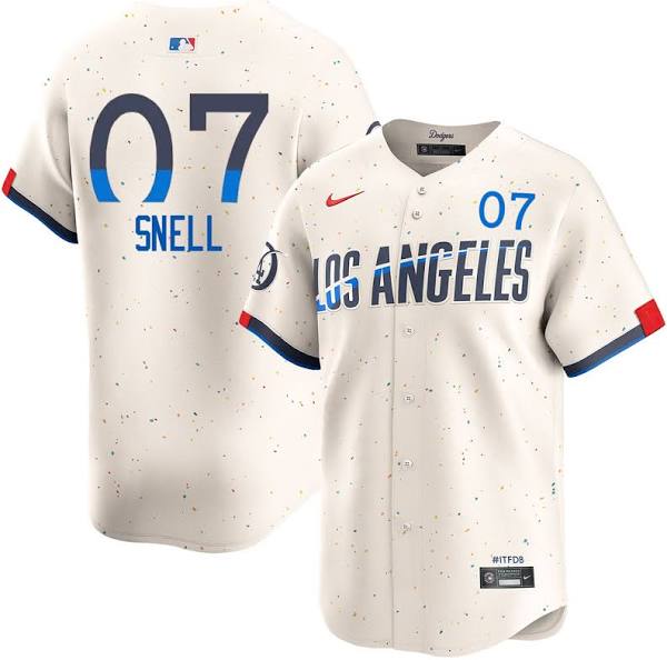 Blake Snell Los Angeles Dodgers 2024 Nike City Connect Limited Player Jersey - Cream
