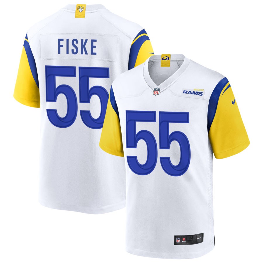 Braden Fiske Los Angeles Rams Nike Game Player Jersey - White