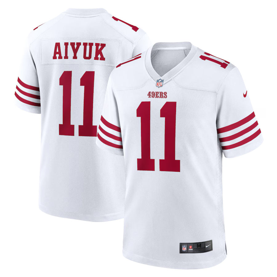 Brandon Aiyuk San Francisco 49ers Nike Game Player Jersey - White