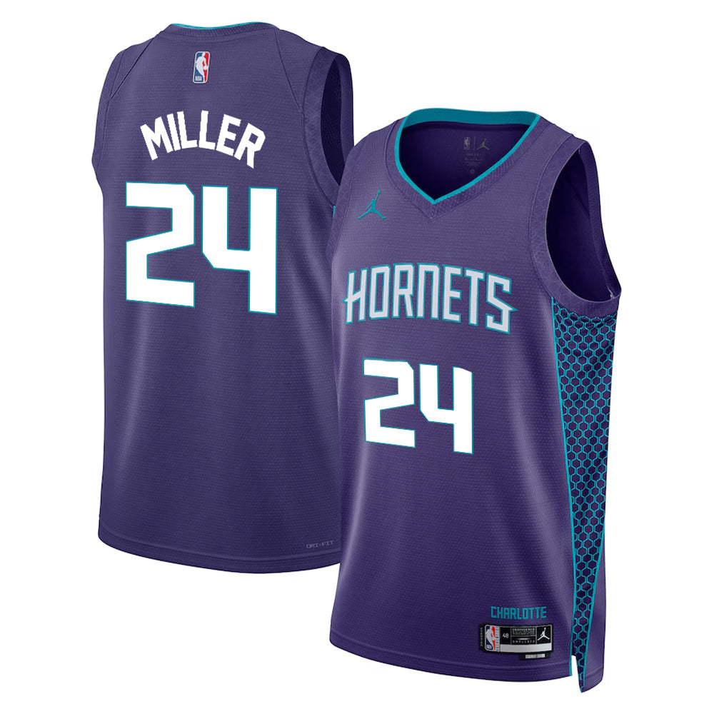 Brandon Miller Charlotte Hornets Nike Swingman Statement Jersey - Purple
