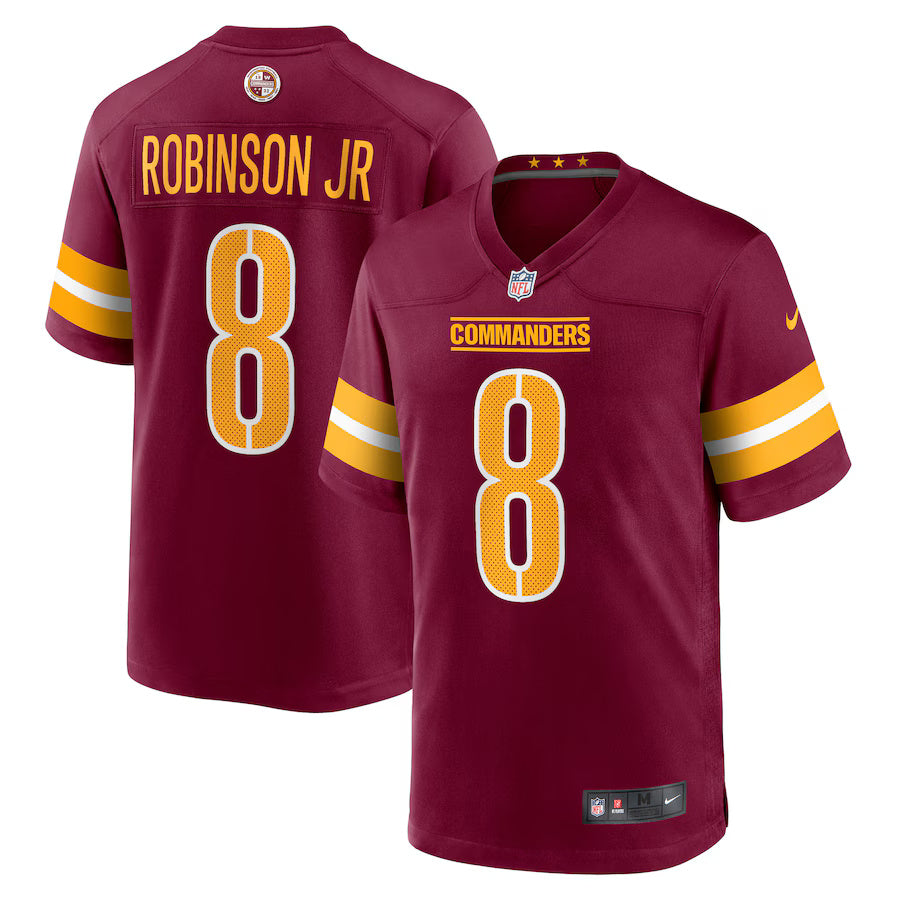Brian Robinson Jr. Washington Commanders Nike Game Player Jersey - Burgundy