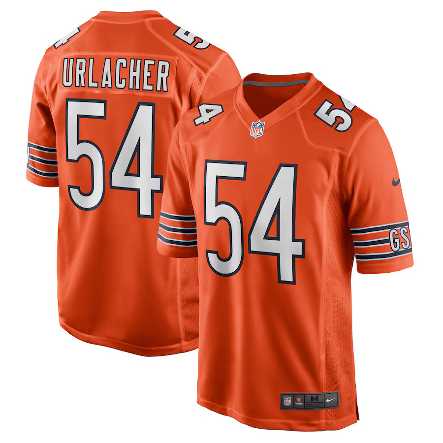 Brian Urlacher Chicago Bears Throwback Player Jersey - Orange