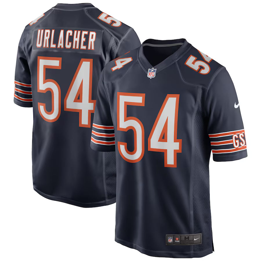 Brian Urlacher Chicago Bears Throwback Player Jersey - Navy