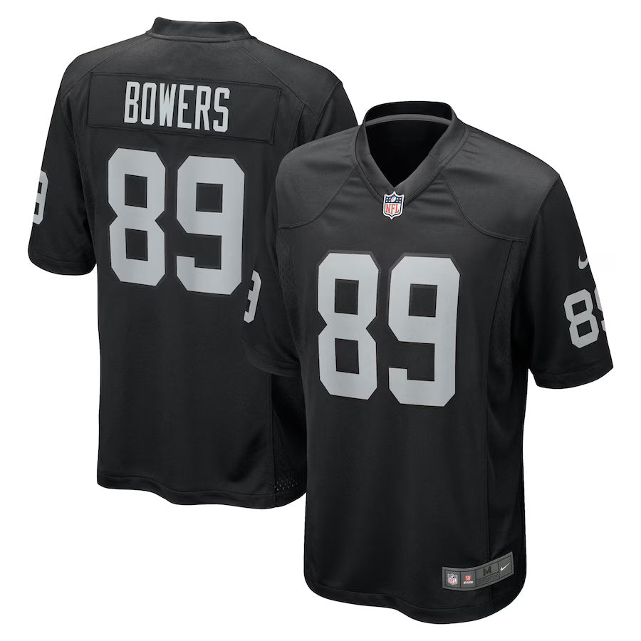Brock Bowers Las Vegas Raiders Nike Game Player Jersey - Black