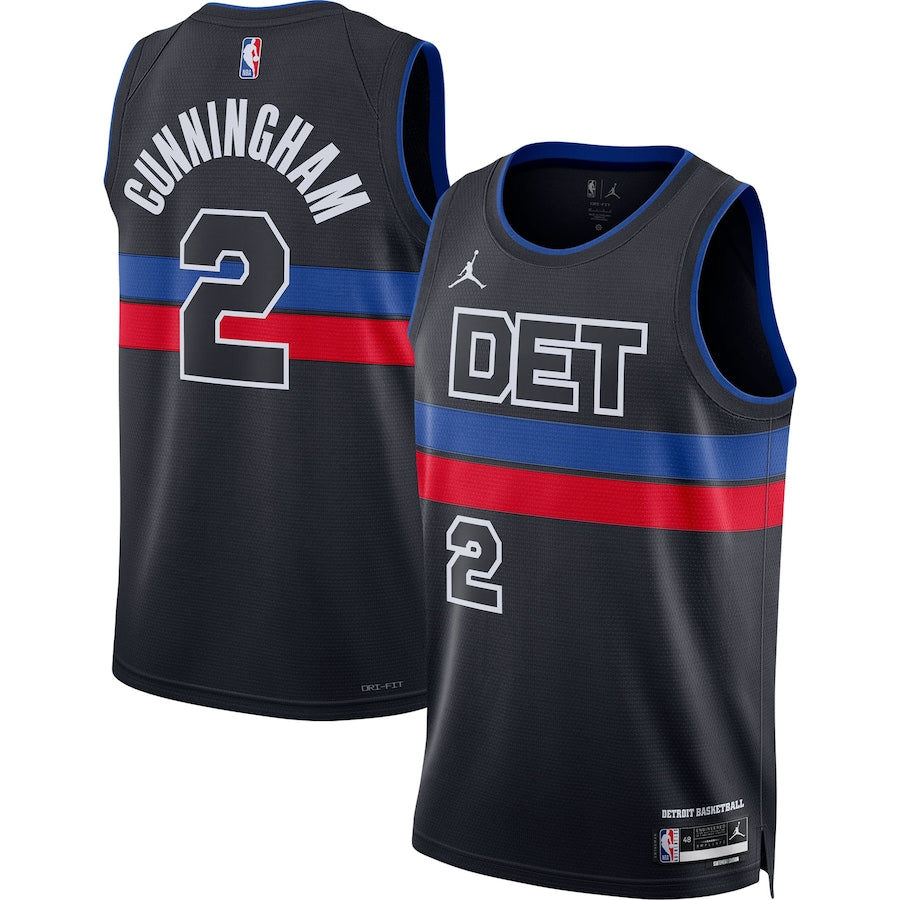 Cade Cunningham Detroit Pistons Nike Swingman Statement Jersey - Black