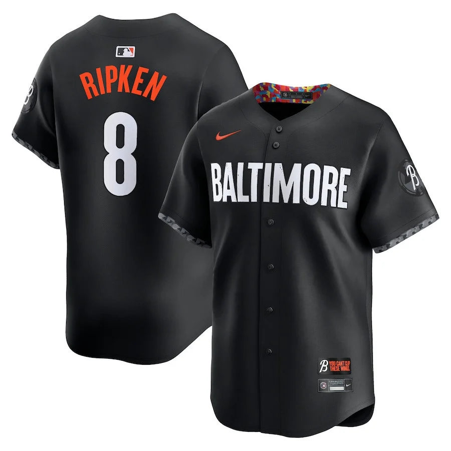 Cal Ripken Jr. Baltimore Orioles 2023 Nike City Connect Limited Player Jersey - Black