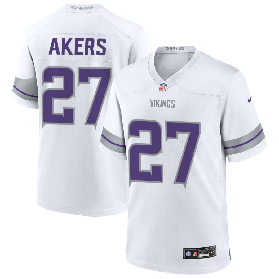 Cam Akers Minnesota Vikings Nike Alternate Game Player Jersey - White