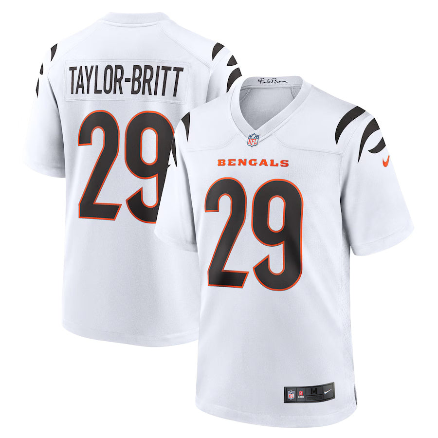 Cam Taylor-Britt Cincinnati Bengals Nike Game Player Jersey - White