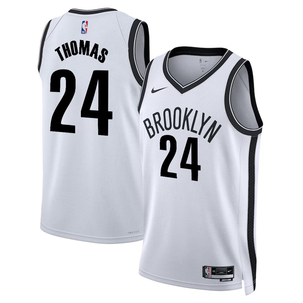Cam Thomas Brooklyn Nets Nike Swingman Association Jersey - White