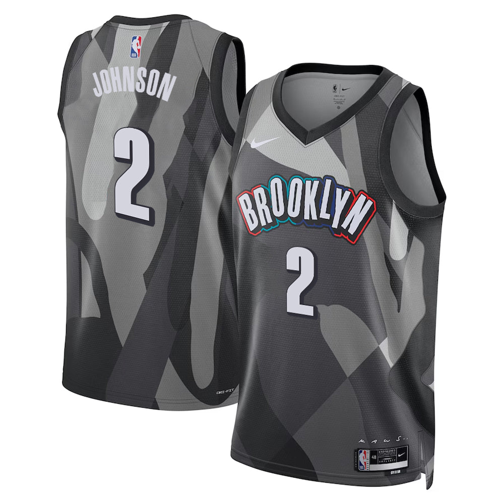 Cameron Johnson Brooklyn Nets 2024/2025 Nike Swingman City Jersey - Gray