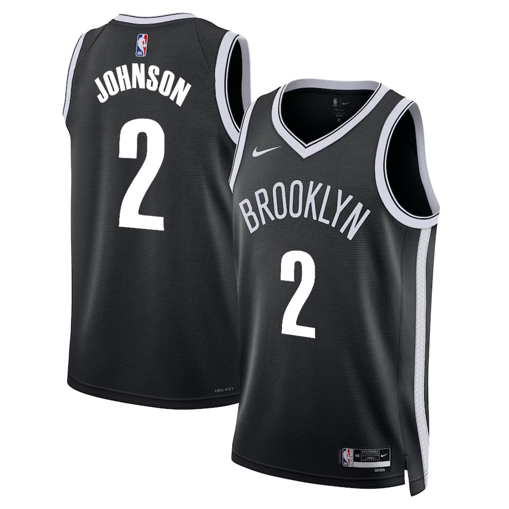 Cameron Johnson Brooklyn Nets Nike Swingman Icon Jersey - Black