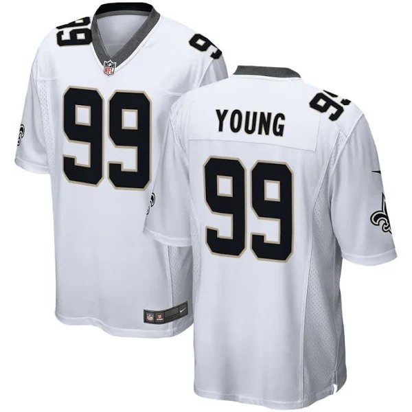 Chase Young New Orleans Saints Nike Game Player Jersey - White