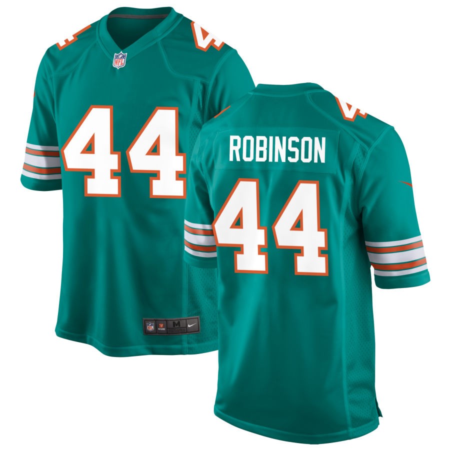 Chop Robinson Miami Dolphins Nike Alternate Game Player Jersey - Aqua