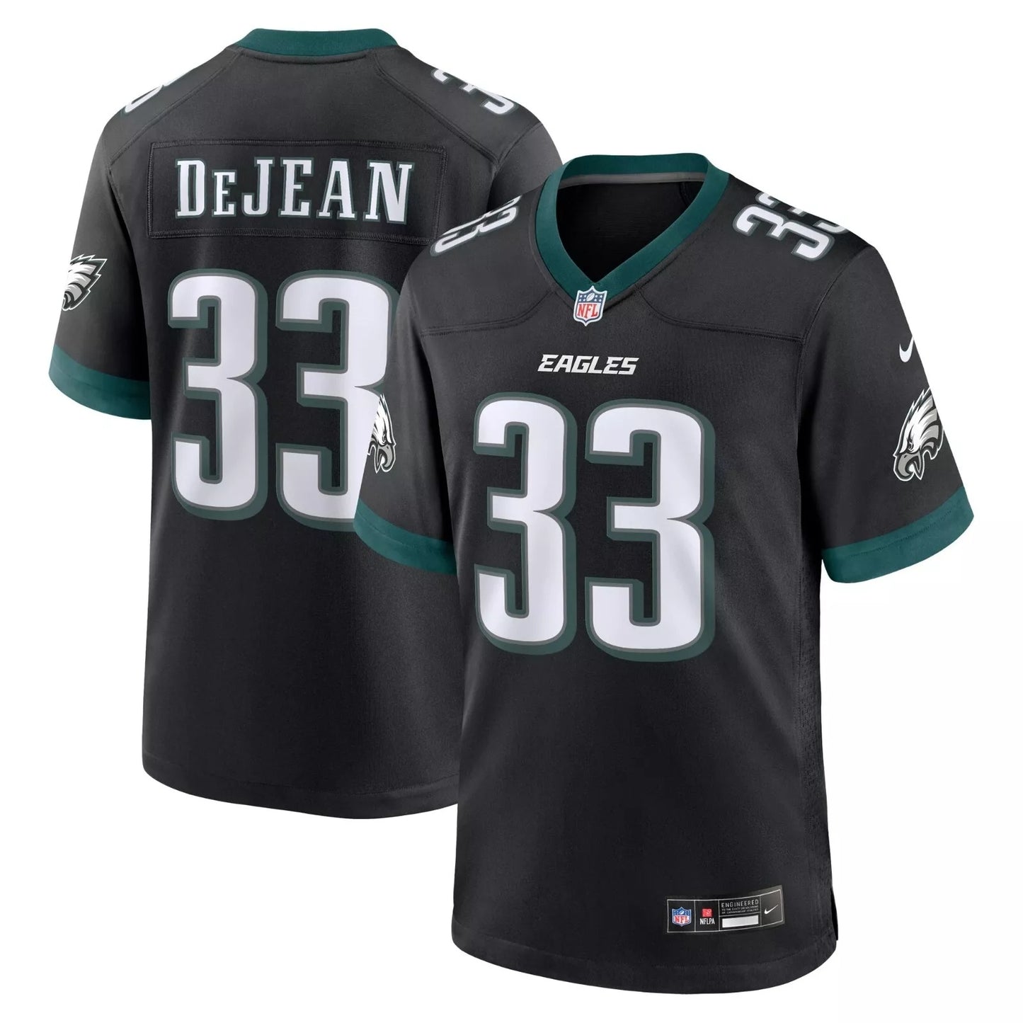 Cooper DeJean Philadelphia Eagles Nike Alternate Game Player Jersey - Black