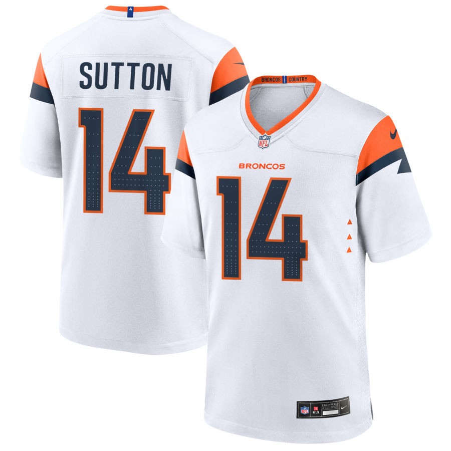 Courtland Sutton Denver Broncos Nike Game Player Jersey - White