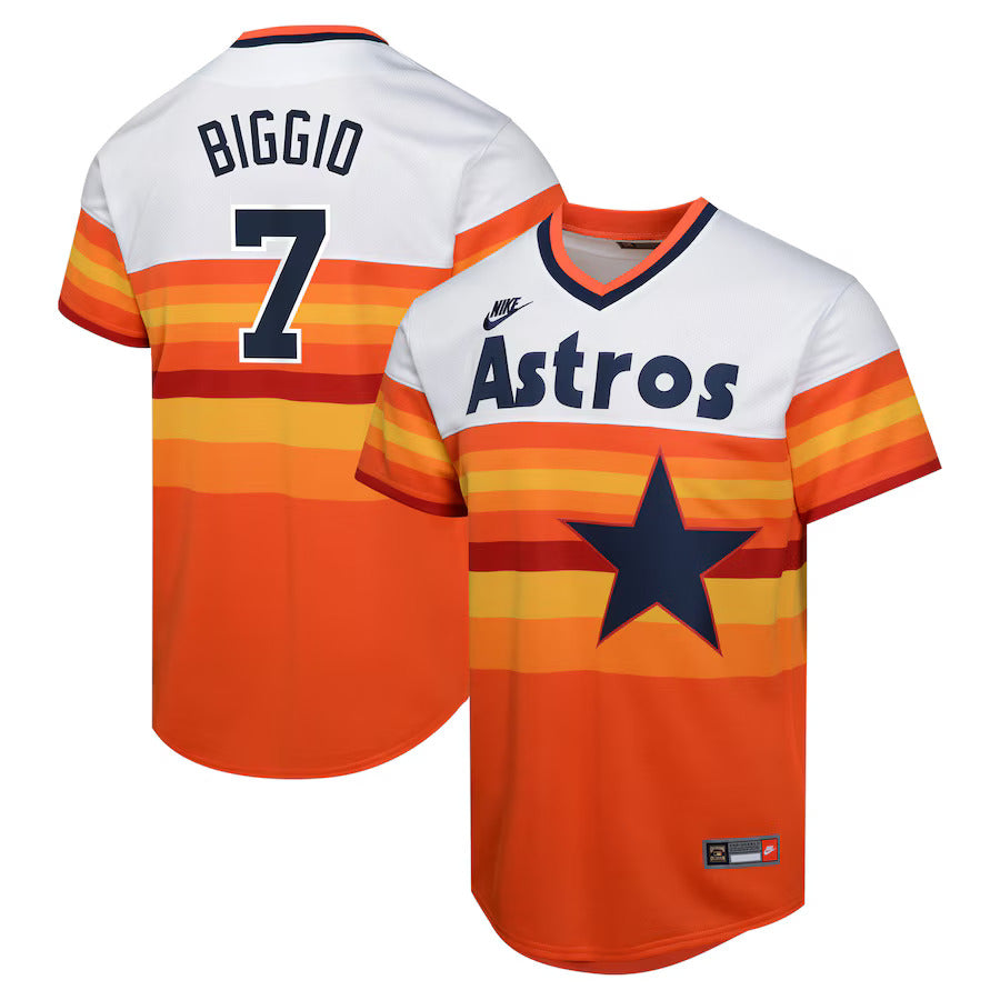 Craig Biggio Houston Astros Nike Throwback Limited Player Jersey - White