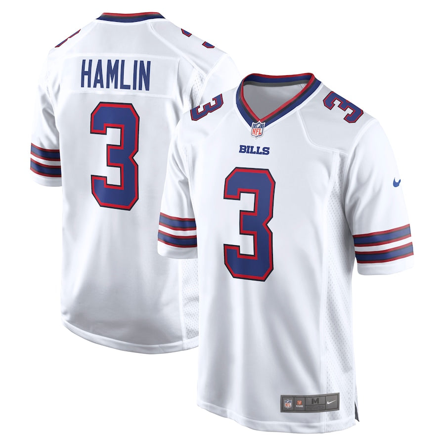 Damar Hamlin Buffalo Bills Nike Game Player Jersey - White