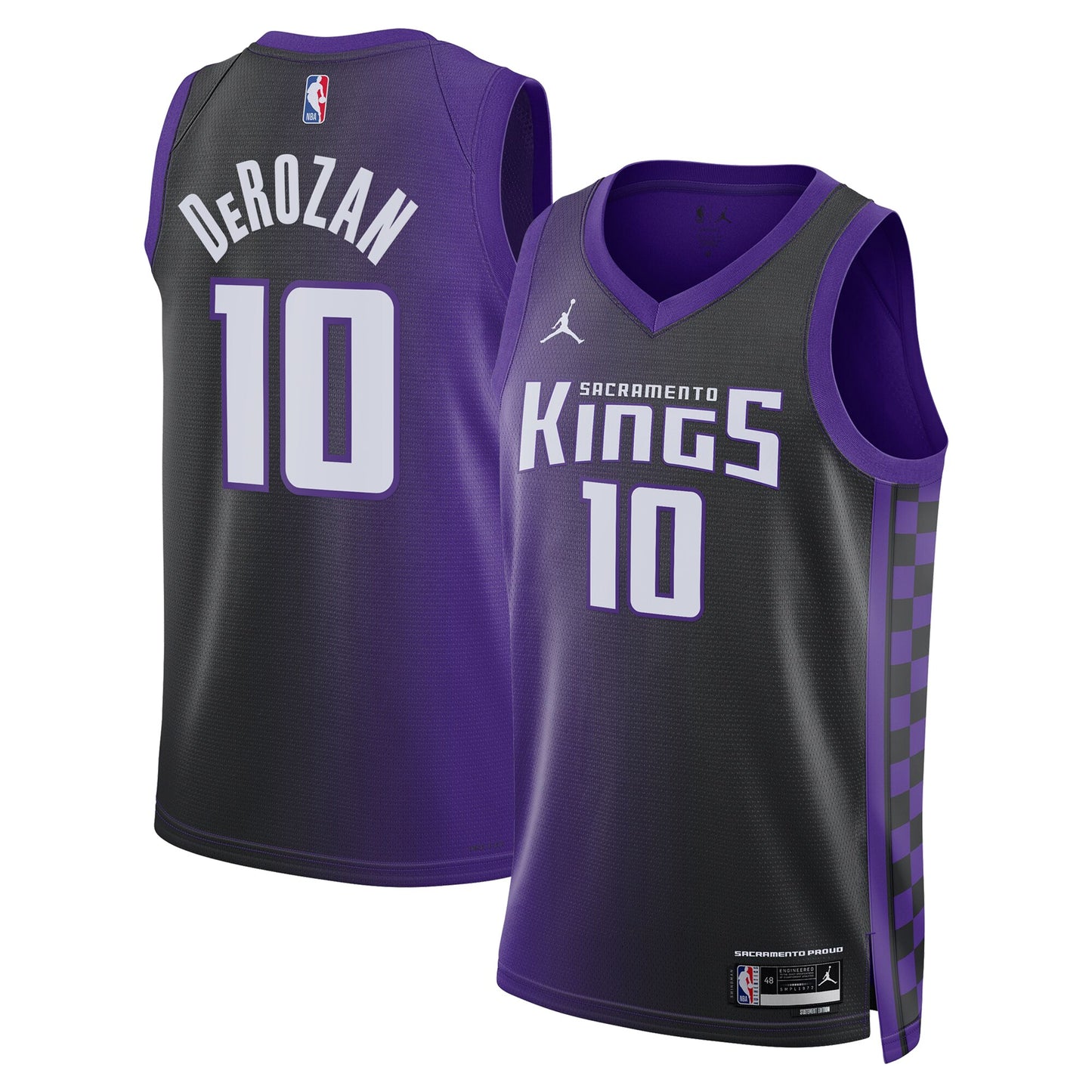 DeMar DeRozan Sacramento Kings Nike Swingman Statement Jersey - Purple