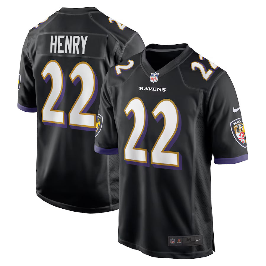 Derrick Henry Baltimore Ravens Nike Alternate Game Player Jersey - Black