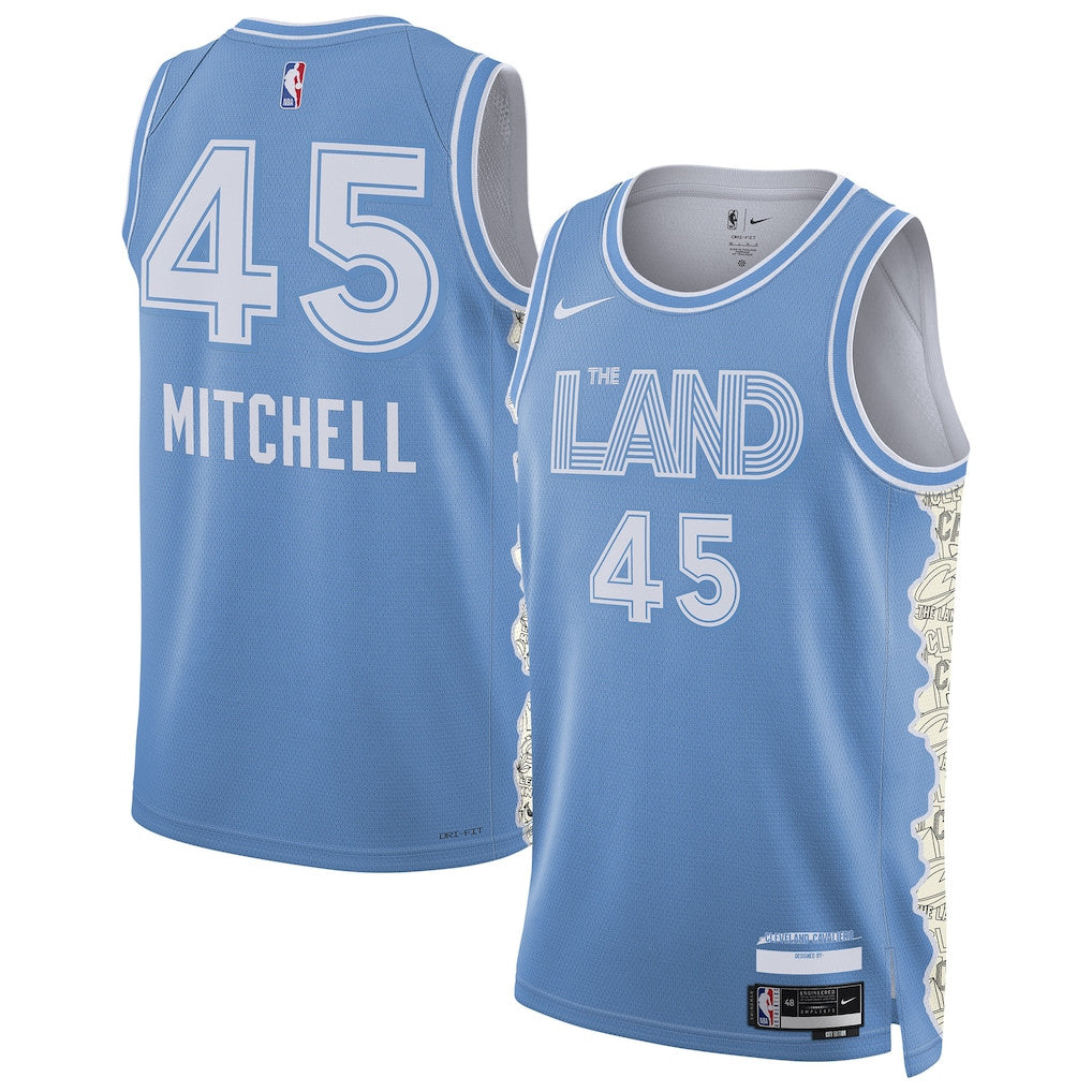 Donovan Mitchell Cleveland Cavaliers 2024/2025 Nike Swingman City Jersey - Blue
