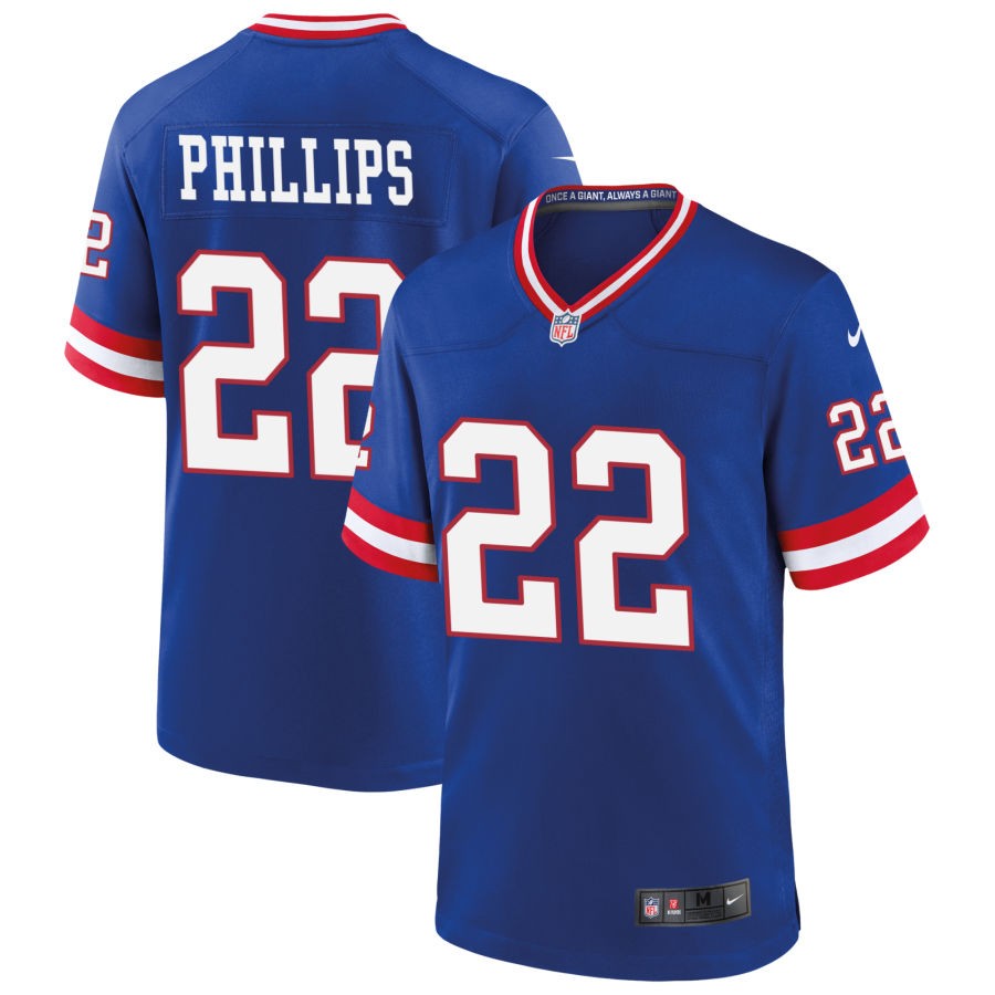 Dru Phillips New York Giants Nike Classic Game Player Jersey - Royal
