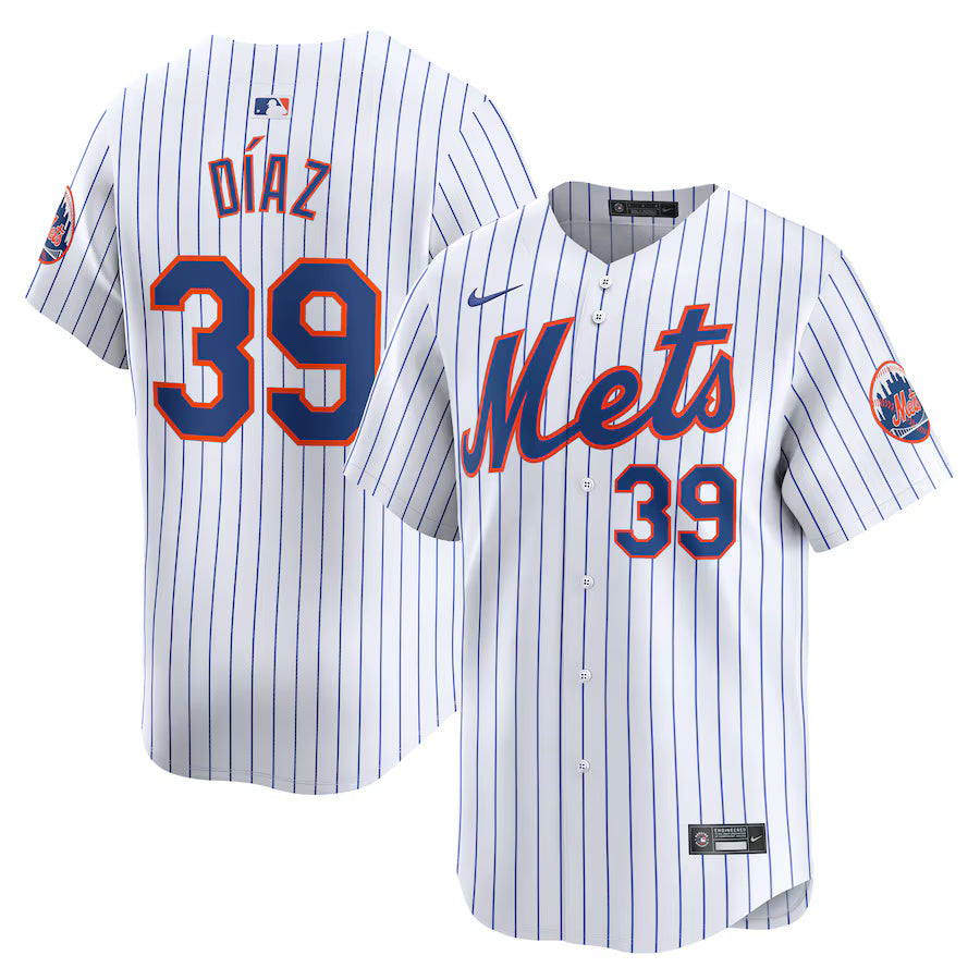 Edwin Díaz New York Mets Nike Home Replica Player Jersey - White
