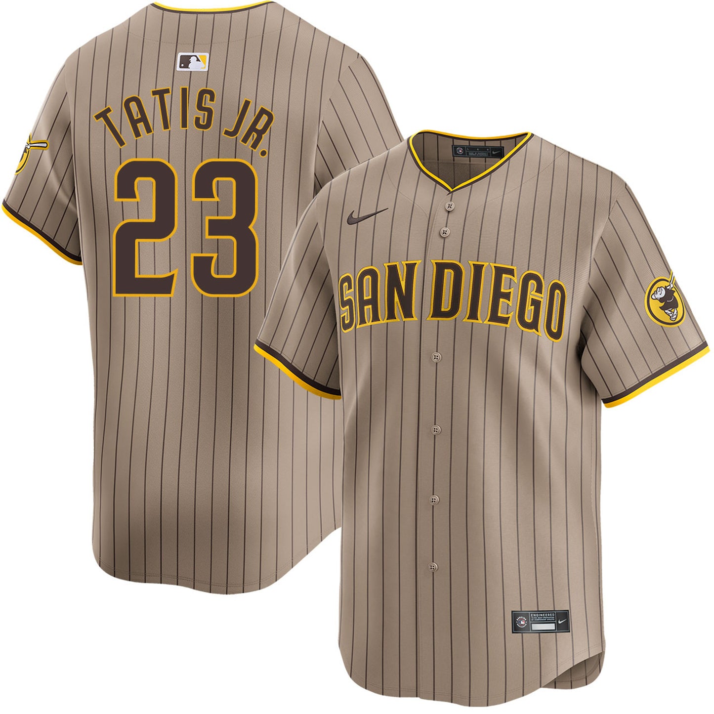 Fernando Tatis Jr. San Diego Padres Nike Alternate Limited Player Jersey - Tan