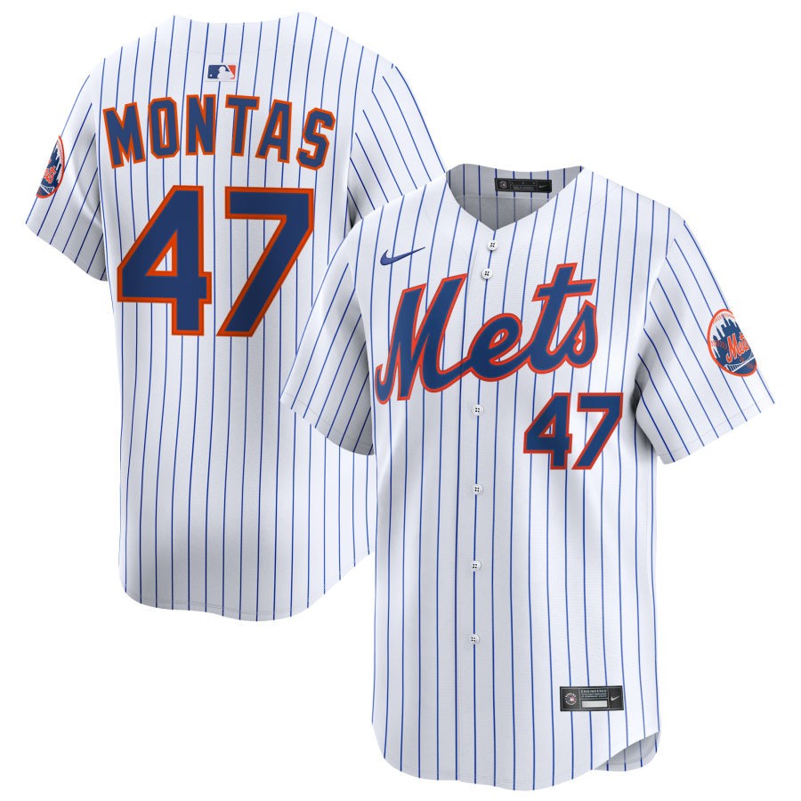 Frankie Montas New York Mets Nike Home Replica Player Jersey - White