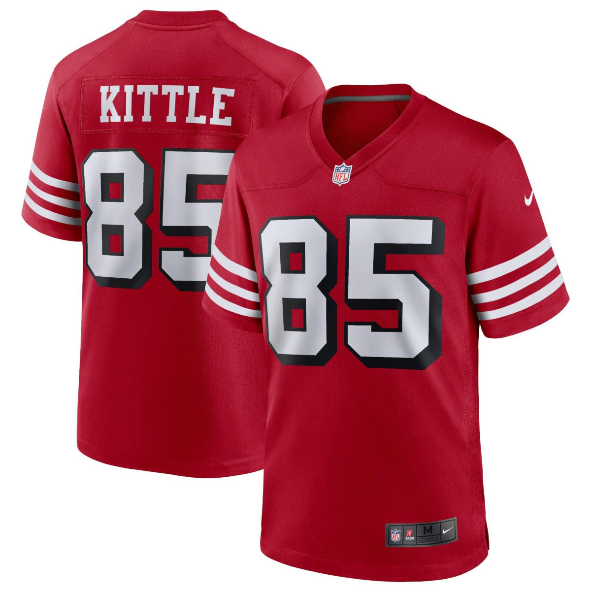 George Kittle San Francisco 49ers Nike Classic Game Player Jersey - Scarlet