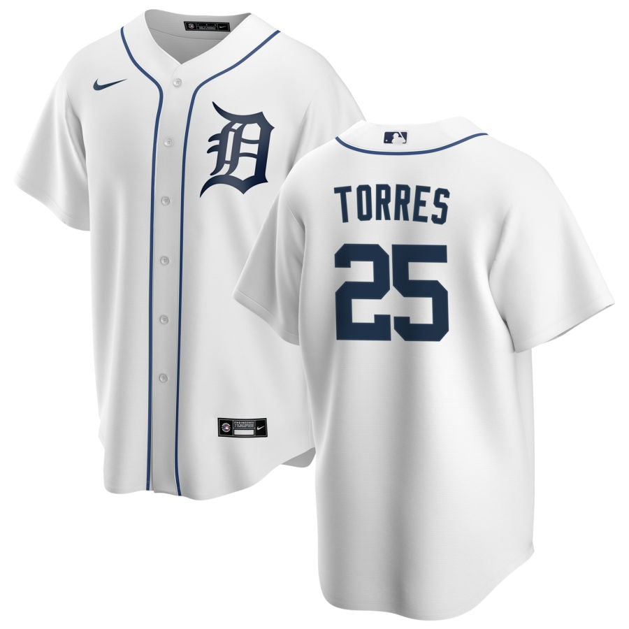 Gleyber Torres Detroit Tigers Nike Home Replica Player Jersey - White