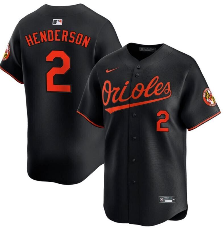 Gunnar Henderson Baltimore Orioles Nike Alternate Limited Player Jersey - Black