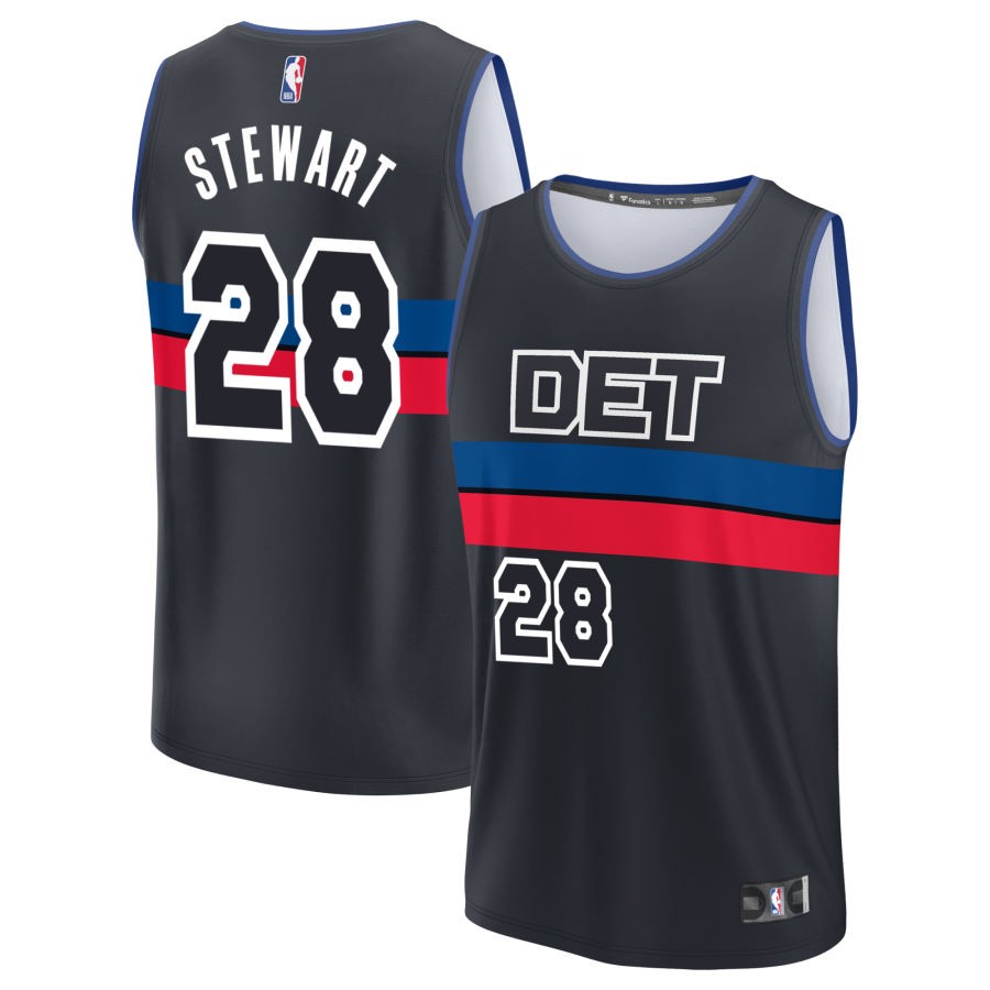Isaiah Stewart Detroit Pistons Nike Swingman Statement Jersey - Black