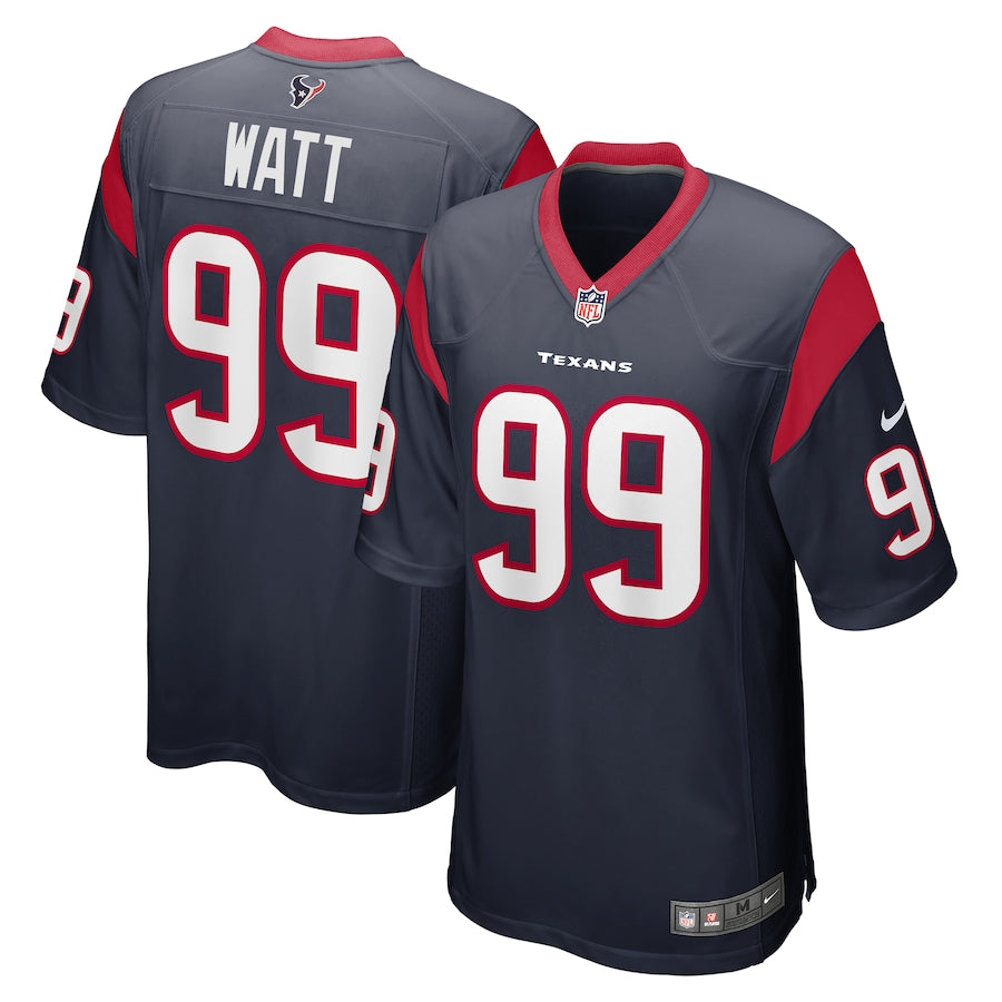 J.J. Watt Houston Texans Throwback Player Jersey - Navy