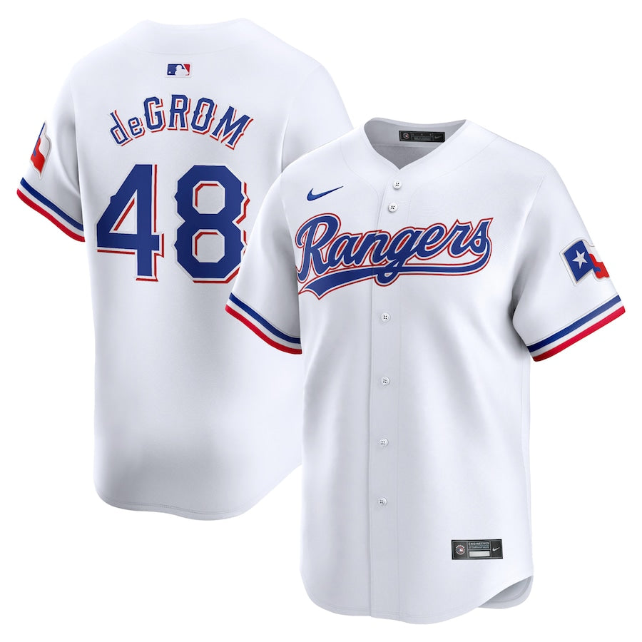 Jacob DeGrom Texas Rangers Nike Home Replica Player Jersey - White