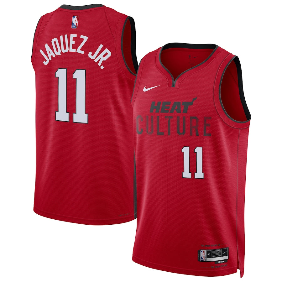 Jaime Jaquez Jr. Miami Heat 2024/2025 Nike Swingman City Jersey - Red