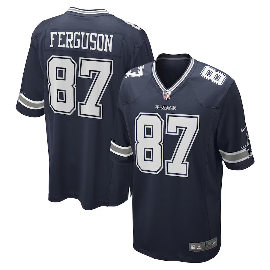 Jake Ferguson Dallas Cowboys Nike Game Player Jersey - Navy