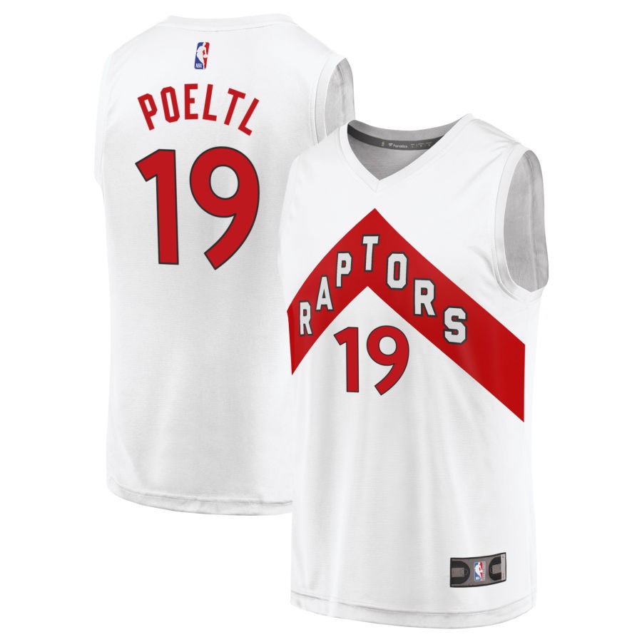 Jakob Poeltl Toronto Raptors Nike Swingman Association Jersey - White
