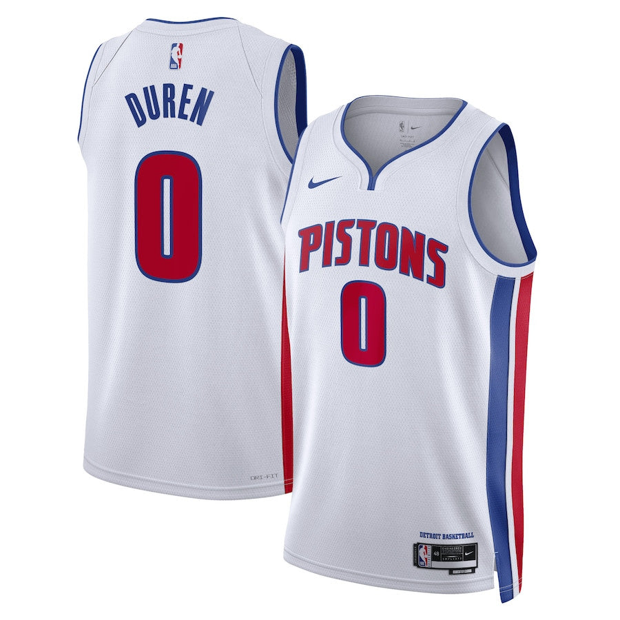 Jalen Duren Detroit Pistons Nike Swingman Association Jersey - White