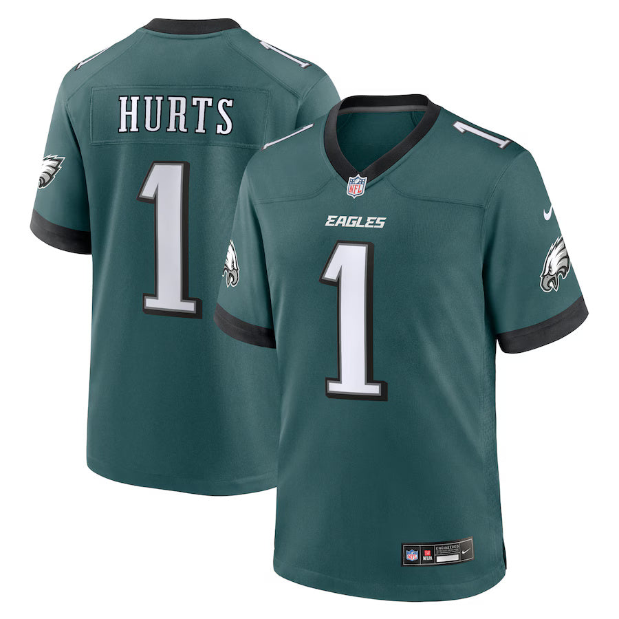 Jalen Hurts Philadelphia Eagles Nike Game Player Jersey - Midnight Green