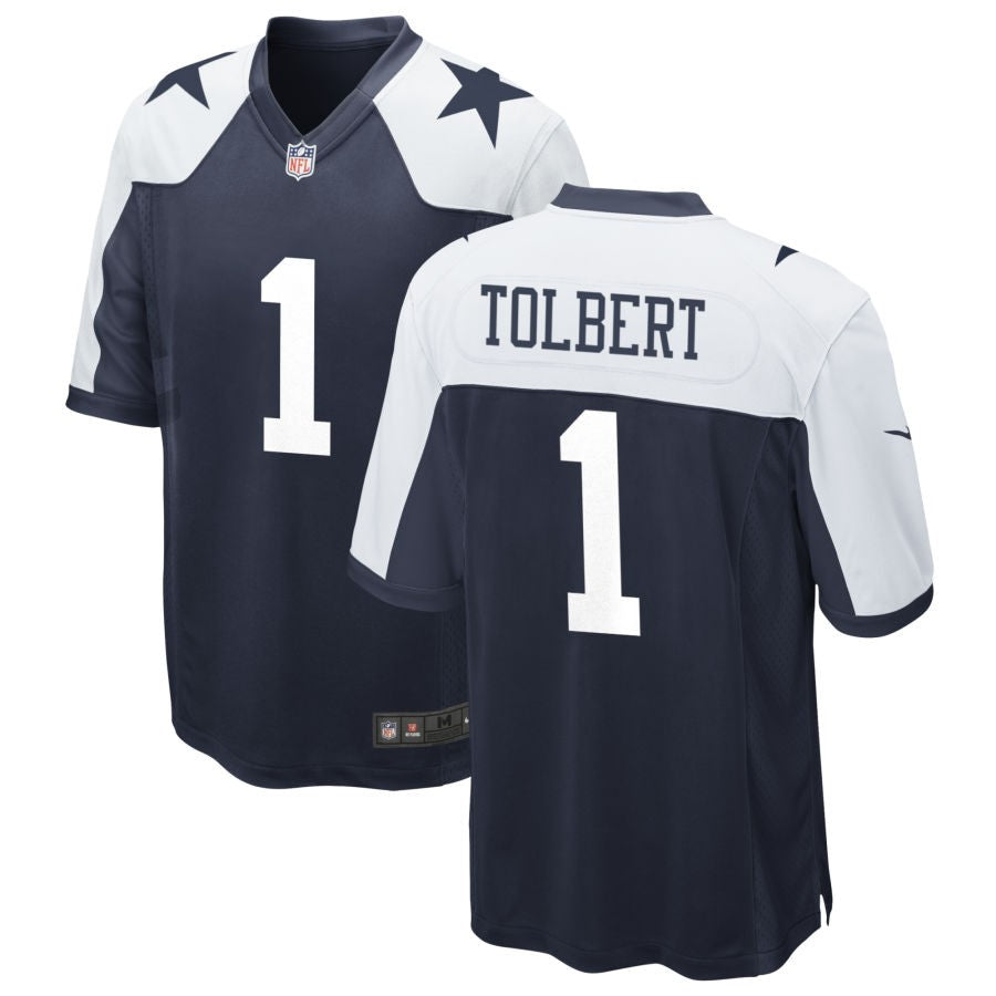 Jalen Tolbert Dallas Cowboys Nike Alternate Game Player Jersey - Navy