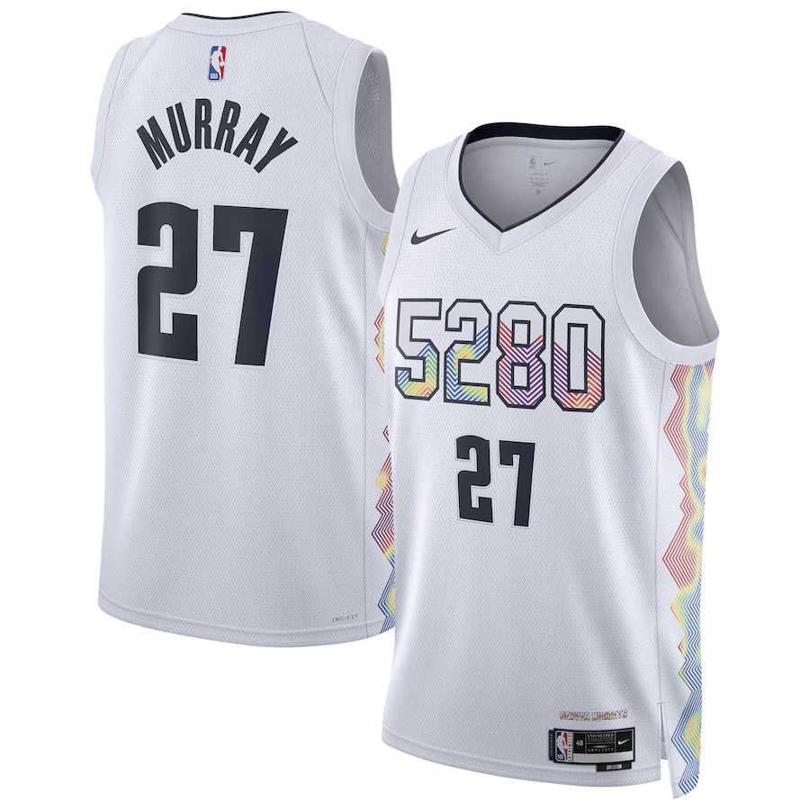 Jamal Murray Denver Nuggets 2024/2025 Nike Swingman City Jersey - White
